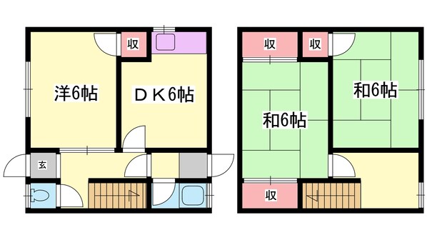 播磨高岡駅 徒歩30分 1階の物件間取画像